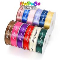COMBO 10 Cuộn Ruy băng lụa bản 2cm*40m in chữ Just for you nhiều màu HaDuBo 058