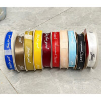 Combo 10 cuộn ruy băng lụa và gân THANH LÝ mix màu (ghép sét bản 2-2,5cm)