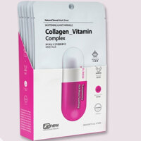 COMBO 10 Đắp Mặt Nạ Cao Cấp Xóa Nám Xạm, Trắng Da BENEW Collagen Vitamin Complex 26ml/ chiếc - MÀU HỒNG