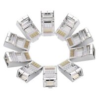 Combo 10 Đầu bấm mạng RJ45 chất lượng.