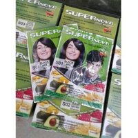 combo 10 DẦU GỘI NHUỘM MÀU TÓC SUPER NOVA S01 ĐEN