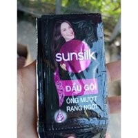 COMBO 10 DÂY (100 GÓI) DẦU GỘI SUNSILK ĐEN MƯỢT TÓC CHỐNG XƠ RỐI