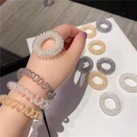 combo 10 dây cột tóc lò xo dây điện thoại mẫu mới