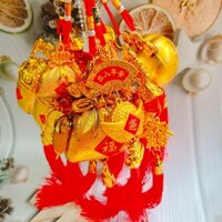 combo 10 dây Đồ trang trí Tết dây treo cây hoa mai, cây đào, cây cảnh, bonsai xuân may mắn