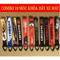COMBO 10 DÂY MÓC KHÓA XE MÁY (MẪU TỰ CHỌN)
