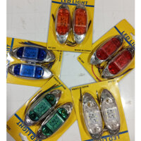 Combo 10 Đèn led sườn ô tô 6568, xe tải 6 bóng led dùng chung điện 12v 24v siêu sáng, siêu đẹp.