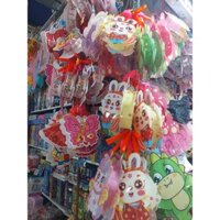 Combo 10 đèn lồng 2 mảnh size to.Xưởng chuyên bán buôn các loại đèn lồng,mặt nạ giấy bồi,đèn led