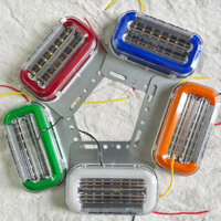 Combo 10 đèn sườn nháy, đèn sườn, đèn hông xe tải chữ C điện 12v và 24v.