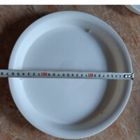 combo 10 đĩa D20 trắng 10 đĩa D27 đen, 10 đĩa D15 trắng lót chậu nhựa trồng cây