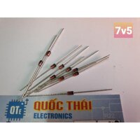 Combo 10 Dioe zener công suất 1W - 7v5