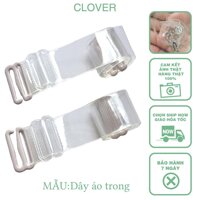 COMBO 10 Đôi Dây Quai Trong Cho Áo Cho Áo Ngực Sợi Dẹp Và Sợi Bún - M032