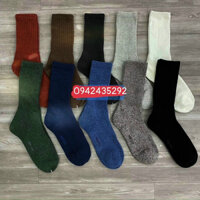 [Combo 10 đôi ] Tất nam nữ cao cổ lót lông cừu cao cấp công nghệ heattech Uniql0