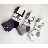 Combo 10 đôi tất,vớ Uniqlo nam cổ ngắn, êm,mềm thấm hút, co giãn ,khử mùi.