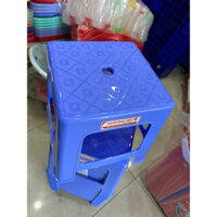 Combo 10 ghế nhựa lùn caro Đại Đồng Tiến