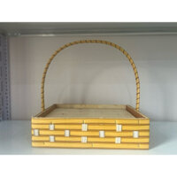 combo 10 giỏ  hoa quả trái cây -giỏ quà Tết , khay Cn Đan  dây