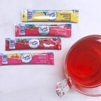 combo 10 gói 4 vị Bột pha nước trái cây Crystal Light không đường Mỹ, số lượng ngẫu nhiên từng vị Keto/Das
