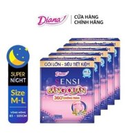 COMBO 10 GÓI Băng đêm dạng quần Diana 5 chiếc/gói size ML mới