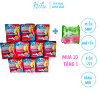 Combo 10 gói băng vệ sinh Việt Thái đỏ, băng the mát bạc hà siêu thấm
