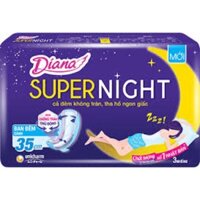 Combo 10 gói Băng vệ sinh Diana super night 35cm