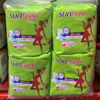 Combo 10 gói băng vệ sinh Sunfree có cánh ( gói 8 miếng )
