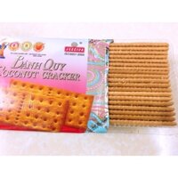 COMBO 10 GÓI Bánh quy COCONUT CRACKER JESSICA® 178g / Bánh quy dừa vuông bọc giấy bạc