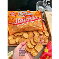 Combo 10 gói Bánh Quy Vị Cam Hải Châu- Bánh quy hương vị tuổi thơ gói 120gam