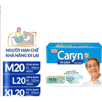 Combo 10 gói bỉm dán Caryn XL20