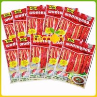 Combo 10 gói bột gia vị làm xá xíu, ướp thịt nướng thơm ngon lên màu đẹp Lobo Thái Lan (gói 100g)