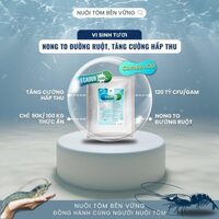 Combo 10 gói ECADOR MILK -Vi Sinh Tươi Hỗ Trợ Tiêu Hóa 227g Dùng Trộn Thức Ăn Tôm - 3000 kg thức ăn