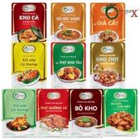 Combo 10 gói gia vị chimax xốt ướp gà nướng, thịt nướng sả, bò kho, gà chiên nước mắm, cá nướng, thịt kho tàu.....80G