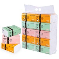 COMBO 10 GÓI Giấy Ăn gấu trúc MyLan 3 lớp mỗi gói 300 tờ hàng công ty siêu dai, mềm mịn, không tan trong n