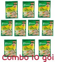 COMBO 10 GÓI _ Hạt nêm Knorr thịt thăn, xương ống, tủy gói 170g/400g
