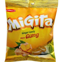 COMBO 10 GÓI KẸO GỪNG MIGITA - gói 70gr