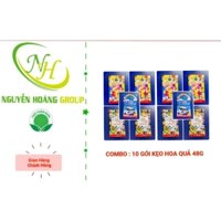COMBO 10 Gói Kẹo Hoa Quả , Kẹo Mềm Arcor 48g