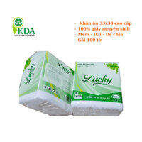 COMBO 10 GÓI KHĂN ĂN NAPKIN 33x33cm  (KHĂN LÓT DĨA )