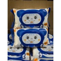 COMBO 10 GÓI KHĂN ƯỚT BABY WIPES 125 TỜ KHÔNG MÙI TẶNG 10 KHẨU TRANG E BÉ