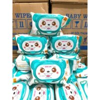 COMBO 10 GÓI KHĂN ƯỚT BABYLOVE VẢI KHỔ LỚN TẶNG 10 KHẨU TRANG
