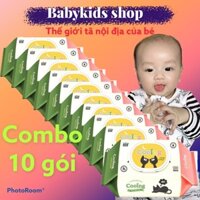 Combo 10 gói Khăn ướt Cooing 100 tờ × 1 gói nhập khẩu từ Hàn Quốc