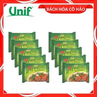 COMBO 10 GÓI MÌ BÒ RAU THƠM BEEF WITH HERBS FLAVOUR NOODLE UNIF