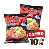 Combo 10 gói mì cay sasin vị kim chi đặc biệt 120g