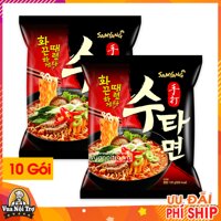 Combo 10 gói Mì Sutah Bò Cay Samyang Hàn Quốc