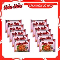 COMBO 10 GÓI MÌ TÔM CHUA CAY SOUR AND SPICY SHRIMP FLAVORED NOODLE HẢO HẢO ACECOOK