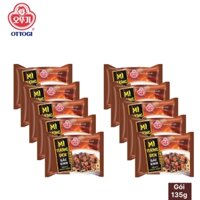 COMBO 10 GÓI MÌ TƯƠNG ĐEN BẮC KINH BEIJING JJAJANG RAMEN OTTOGI 135 GRAM