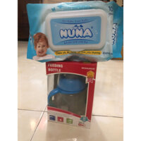 combo 10 gói nuna 100t ( tặng bình sữa mcgoldson 180ml sizel m )