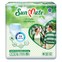 Combo 10 Gói Tã quần Sunmate Mềm mại M9/L8/L7/M8