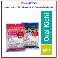 COMBO 10 gói Tăm chỉ nha khoa Oral Kichi (Gói 80 -50 Chiếc)