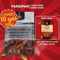 [Combo 10 Gói Tặng 1 ] Khô Bò, khô gà, khô heo Sợi 50g Fansipan An Toàn Vệ Sinh Thực Phẩm