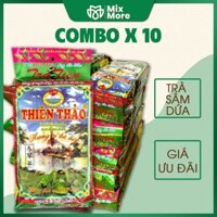Combo 10 gói Trà sâm dứa Thiên Thảo loại 1 giá tốt, chuyên dùng cho quán cà phê, quán ăn Mixmore