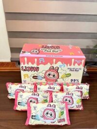 Combo 10 Gói_120 tờ Khăn Giấy Ướt LaBuBu Siêu Hot, Khăn ướt Mẹ và Bé