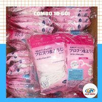 (Combo 10 gói)Tăm chỉ nha khoa chất lượng Nhật Bản Suka (80 cây/gói)